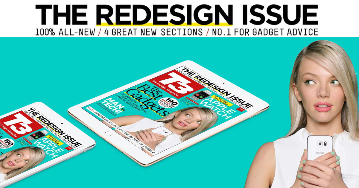 T3 magazine redesigned