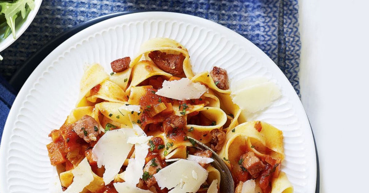 Pappardelle all’Amatriciana