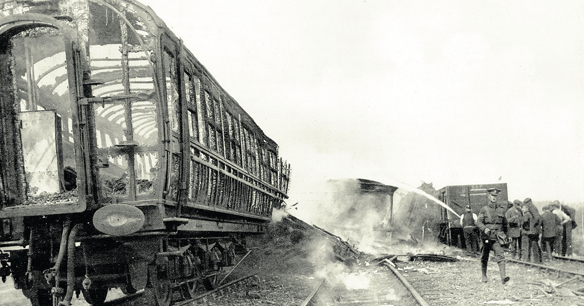 100 Years ago...  The blackest day in British railway history
