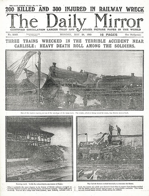 100 Years ago... The blackest day in British railway history ...