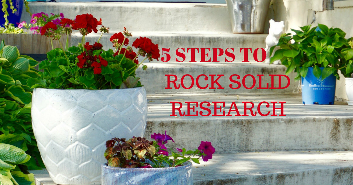 5 steps to rock-solid research