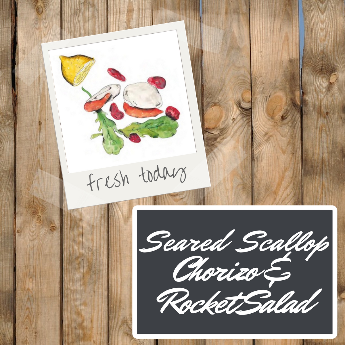 Camping Magazine's Guyrope Gourmet: Seared Scallop, Chorizo and Rocket Salad