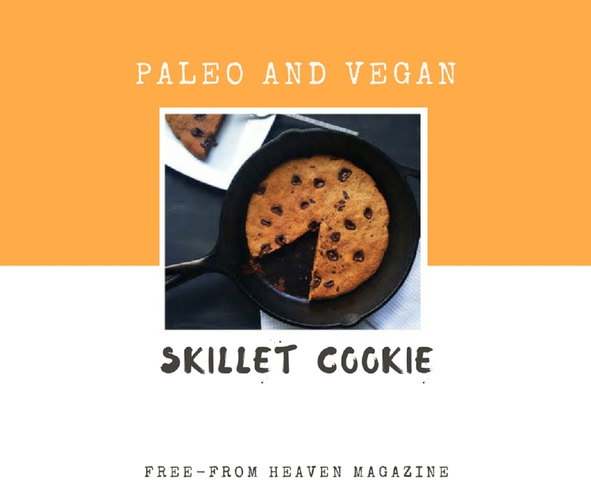 Paleo and Vegan Skillet Cookie