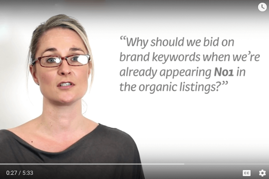 Why brand bid when you rank #1 organically