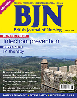 British Journal of Nursing Magazine